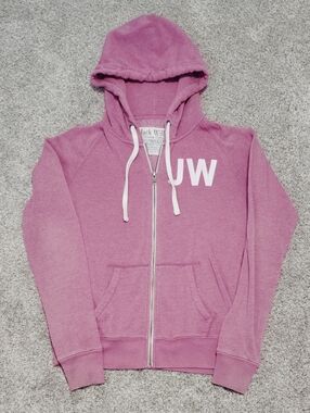 Jack Wills Mauve Zip-Up Hoodie Jacket